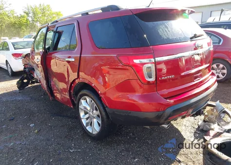 2015 Ford Explorer Limited from USA, damaged, VIN 1FM5K7F87FGC47551